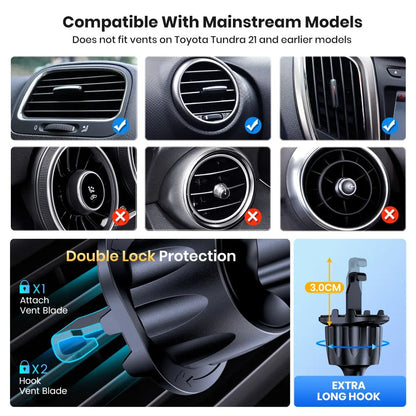 Auto-Locking Car Phone Stand TOPK 2023